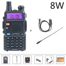 BAOFENG 워키 토키 UV 5R 양방향 DMR CB 햄 라디오 스테이션 UV-5R 무전기 5W 8W VHF 수신기 UV5R 82 UV9R 사냥, CHINA|Add 771 Cable