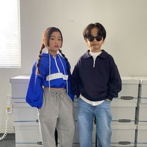 아워 크롭 윈드아노락