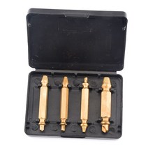 대형절물점 나사 추출기 드릴 비트 세트 쉽게 깨진 볼트 리무버 스트립 철거 수공구, 02 4pcs