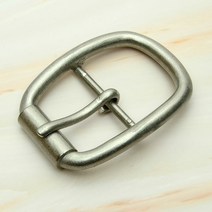 가죽공예 - 통가죽 벨트용 버클 ver.2 사이즈는 40mm 흑니켈사틴 *개당가격*