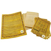 CraftsOfEgypt 이집트 파피루스 종이 10장 세트 10.2 x 15.2cm(4 x 6인치) - 고대 알파벳 파피루스 시트 - 예술 프로젝트 스크랩북 및 학교 역사를 위한