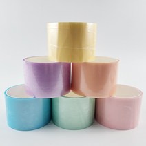 토이랄라 (6개세트)테이프 공 4.8cm 6cm 펄빤짝이 끈끈이 펄 찐득이 끈적이 찐득 볼 만들기 말랑이, (6개세트)6CM_랜덤