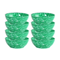 레트로 대접, 쑥 색상, 8개