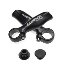 자전거손잡이 자전거이너바 보조손잡이 보조핸들 Jumpfish 웨이크 1 쌍 산악 바 엔드 바 mtb 바 엔드 내마모성 바 커버 사이클링 액세서리, 검정, 01 Black