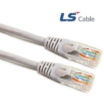 * LS전선 CAT.5e UTP 다이렉트 랜케이블 6M, 블루