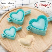만두 도구 만두피 만들기 사랑 모양 금형 pp 소재 금형 대형 중형 및 소형 기구 홈 주방 diy 주방 액세서리, 없음