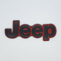 자동차 Jeep 엠블럼 스티커 튜닝 데칼 차량용 이니셜 레터링 지프 로고 장식, 5.해골블랙