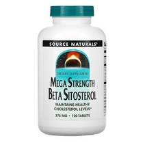 소스 내추럴 베타 시토스테롤 메가 375mg 120정, 이미지참조