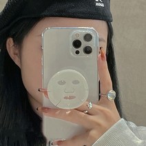 마스크팩 스마트톡 아이폰 투명 젤리 케이스