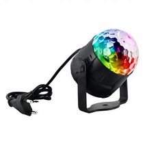 싸이키조명 노래방조명 집들이선물 RGB 디스코 볼 파티 조명 DJ 빛 LED 프로젝터 스트로브 램프 생일 자동차 클럽 바 가라오케 크리스마스 사운드 활성화, 영국 플러그, Great magic ball