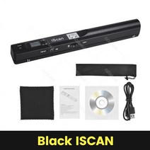 북스캐너 북스캔 비파괴 북 스캐너 양면 고속 책 문서 스캐너 휴대용 A4 iScan 모바일 USB 900DPI HD 책, 01 Black A4 Scanner