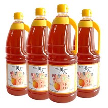 상주 빛깔좋은 감식초 1.8L x 4병 천연 과일 발효 식초