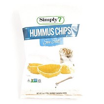 Simply 7 Sea Salt Hummus Chips 5 oz each (6 Items Per Order), 1