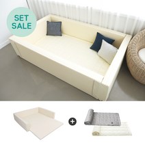 베베끌레르 끌레르 범퍼침대세트(그랜드size+맞춤형패드), 미드그레이, 그레이