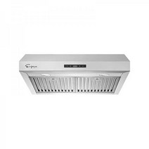 Empava 30 in Kitchen 400 CFM Ducted Under Cabinet Range Hood with Soft Touch Controls-Sealed Aluminu
