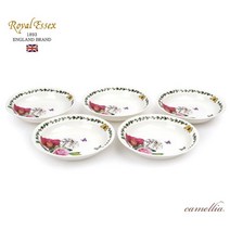 본차이나 도자기 쿠프세트 5p (그릇 찬사라 앞접시 샐러드 디저트 집들이 신혼부부 선물세트), 대장미5p_6인치