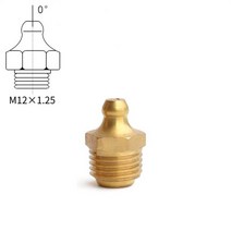 유니버셜조인트 10pc 버터 피팅 M12 수나사 그리스 니플 오일 입 45 90도 조인트 건 노즐 도구 부품, 01 04