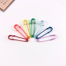 대형 큰 옷핀 낱개 가방 부자재 의류 컬러옷핀 바느질 퀼트 재료 DIY 공예 홈패션 고정핀 옷삔 리폼 이불고정 수선 칼라 핀 의류핀, 핑크