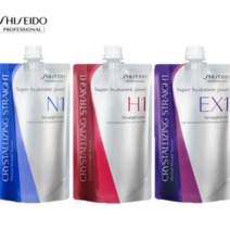 시세이도 크리스탈라이징 스트레이트 N1 H1 EX1 (1제400g + 2제400g), 크림 2제