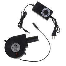 송풍기 휴대용 바베큐 팬 Dc 12V 2A 4000RPM 공기 터보 송풍기 피크닉 캠핑 숯 스타터 요리 도구 R7UA, 한개옵션0