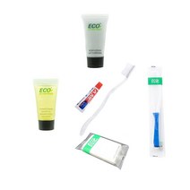 ECO amenities 7피스 올인원 키트 비누 바디 로션 샴푸 및 컨디셔너 2 in 1 칫솔 치약면도 면도기 면도 크림총 252개 호텔 세면 도구 벌크 게스트 샤워 욕실 용품, 84 Kits