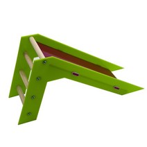 애완조 앵무새 장난감 놀이터 용품 Bird Slide Parrot Cage Toys Crawling Play Interactive Wooden Bridge, 01 green