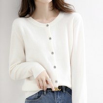 o넥 캐시미어 가디건 스웨터 편안한 캐주얼 패션 긴팔 상의 봄 가을 상품