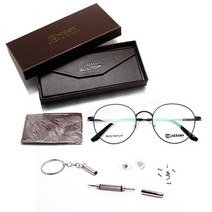 타투 그대로착용 TA7077F-C1 블랙 베타티타늄 블루라이트차단안경 고급안경테 수리키트 풀세트