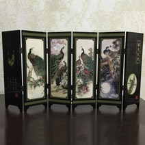공간분리 인테리어 파티션 이동식 철제 사무실 칸막이 접이식 침대 가림막 예쁜 원목 가벽 장식 벽 디바이더 스크린 아트 데칼 주방 나무 중국어 접는 디바이더 패널 룸 룸 스크린, 4 국민미인