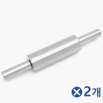 JIH160437부드러운 스텐 반죽밀대 31.5cmx2개 쿠키반죽 알뜰한