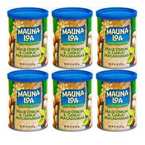 마우나로아 마우이 어니언 갈릭 마카다미아 127g 6팩 Mauna Loa Macadamias Maui Onion Garlic 127g 6p