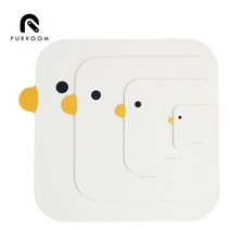 PR485 퍼룸 병아리 식기 매트