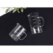 내열 유리 계량컵 내열강화유리 계량컵 눈금 베이킹 카페 커피서버, C : 정밀 눈금 내열 계량컵, 200ml