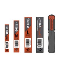 도루코 컷터날 칼날 칼심S M L pro L 30도, M (중)