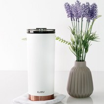 에지리 홀트 텀블러 보냉온컵 원터치물병 에코머그 휴대용 화이트 600ml, 에지리 홀트 텀블러 밀키화이트
