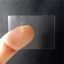 직사각 투명 무지 봉인 스티커 라벨 보호 마감 봉인지 봉인씰 10x20 에서 60x90 까지 크기선택, 10x60_62개 (62개붙음x1장)