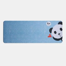 데스크매트마우스패드 블루 패브릭 깔개 와이드 80x30cm-판다 커팅매트 책상매트, 상세페이지 참조