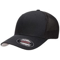 Flexfit 남성용 트러커 메시 멀티캠 플렉스핏 핏 캡 블랙., One Size