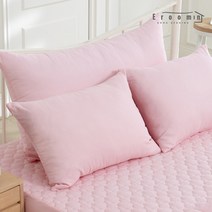 데일리 피치스킨 베개커버 2장 40X60 50X70, 파스텔핑크