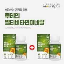 눈시력 좋아지는 안구 건조증 소중한 눈 침침한 눈 보호 건강 관리 에 좋은 루테인 멀티 비타민 미네랄 보조제 영양제, [1+1]6개월분