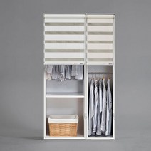 [천삼백케이] [플레인홈] 이라네 롤스크린 드레스룸 세트 1000 (착불), 화이트-D타입