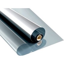 창문시트지 다이크로익필름 레인보우필름 홈 미러용 원웨이 창문 프라이버시 필름 비닐 롤 열 제어 UV 정전기 방지 스테인드 글라스 슬라이딩 도어 커버, Silver silver+70x300cm