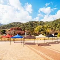 DZB 캐노피 천막 골조+지붕 접이식 포장마차 바람막이 야외 실내 테라스 옥상 그늘막 텐트 행사용, DZ천막3X6 블랙
