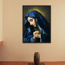 [더벨라] 카를로 돌치 - 기도하시는 성모 마리아 The Madonna at Prayer 모던프레임 캔버스액자