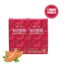 시스팡 혈관팔팔 칸탈로프멜론SOD 30정 2박스 1개월분, 단품, 2개