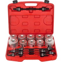 부싱 교환기 세트 트럭 임팩 분해공구 탈착기 클램프, 4480mm 고무 슬리브용 새 27피스 슬리