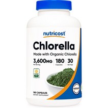 뉴트리코스트 클로렐라 3600mg 180캡슐 약 1개월분, 상품선택