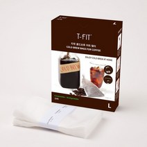 티핏 콜드브루 커피필터 대형 30매, 없음