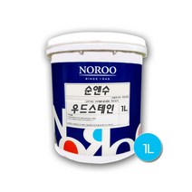노루페인트 목재 방부목용 순앤수 우드스테인 1L 무광, 에보니, 1개