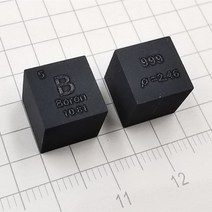 원소 큐브 10 금속 큐브 니오븀 티타늄 니켈 텅스텐 구리 주기율표 수집 및 선물, b